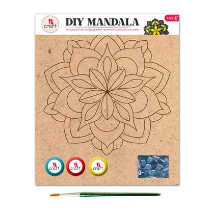 ICRAFT DIY 4"MANDALA KIT SMA08 (CHOOSE OPTION)-SMA 08