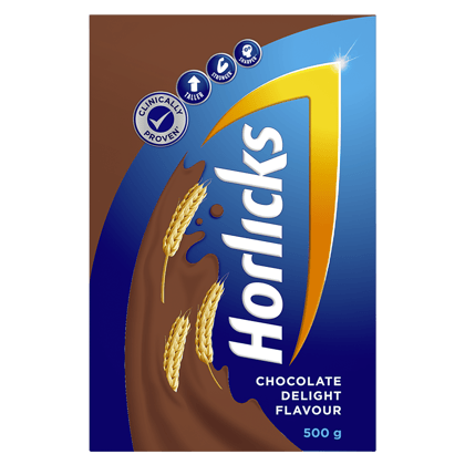 Horlicks Health & Nutrition Drink - Chocolate Flavour, 500 G Carton