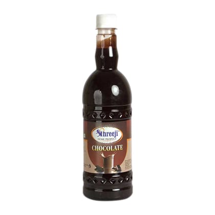 Shreeji Chocolate Syrup Mix with Milk for Making Juice 750 ml