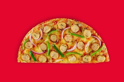 Smoked Chicken Sausage Semizza (Half Pizza)(Serves 1)