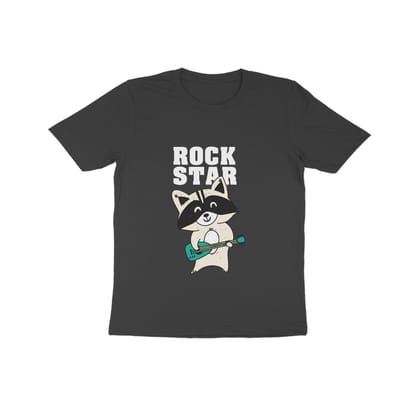 Kid's T-Shirt-Black / 8