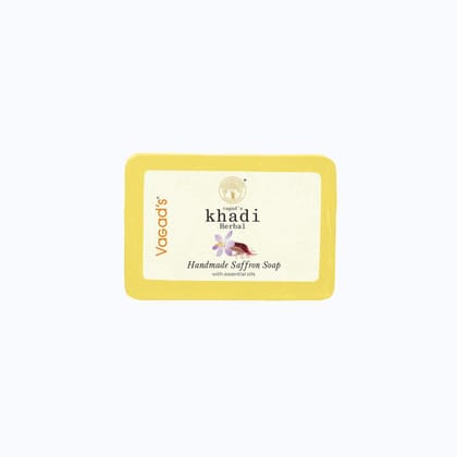 Vagad's Khadi Saffron Soap (Pack of 3)