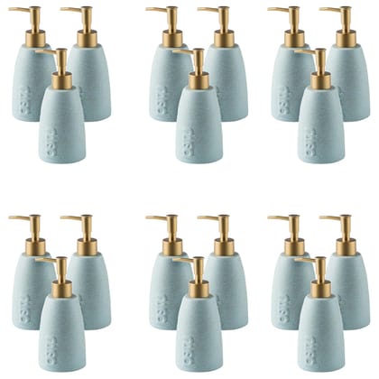 Kuber Industries Liquid Soap Dispenser, Pack of 6, 320 ml, Blue.-Kuber Industries Liquid Soap Dispenser | Handwash Soap Dispenser | Soap Dispenser for Wash Basin | Shampoo Dispenser Bottle | Bath