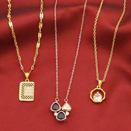 Charming and Stunning Gold Plated Necklace Chain Pendant For Women and Girls