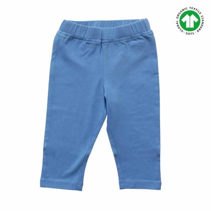 Girl Leggings - Blue-0-3M