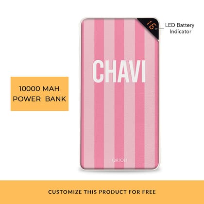 Parallel Bands Customized Power Bank