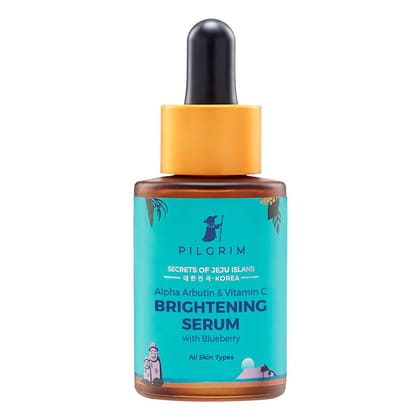 Pilgrim Alpha Arbutin & Vitamin C Brightening Serum, 30.0 ml | 1.0 fl. oz. |3% Vitamin C Complex + 2% Alpha Arbutin Complex Glow Formula