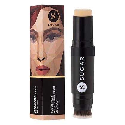 Sugar Ace Of Face Foundation Stick - 20 Galao (12gm)-20 Galão / 12gm