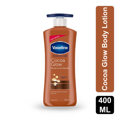 Vaseline Cocoa Glow Intensive Care Jelly Body Lotion (Cocoa & Shea Butter), 400 ml Bottle