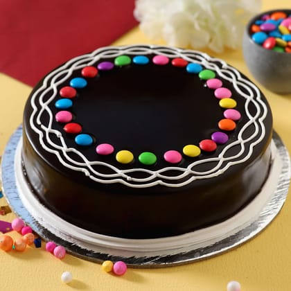 Chocolatey Gems Cake Half Kg Eggless