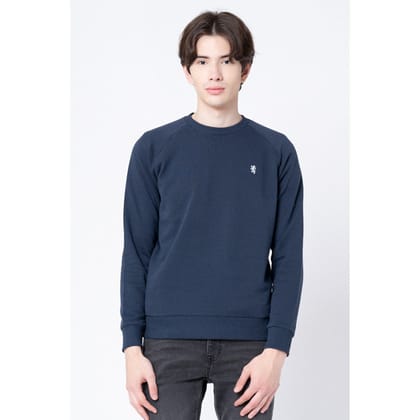 Red Tape Men's Navy Solid Sweatshirt