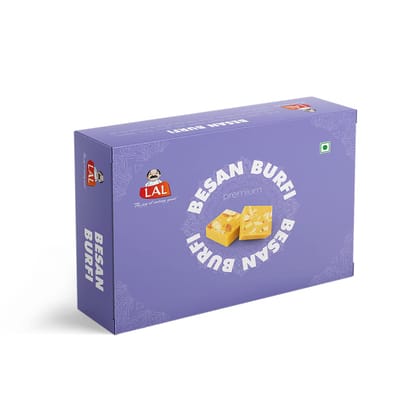 Lal Sweets Besan Burfi, 400 gm