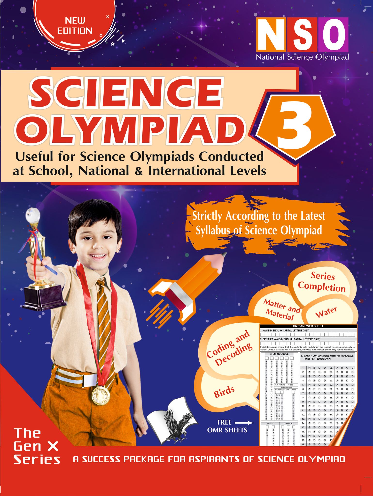 National Science Olympiad - Class 3 (With OMR Sheets)