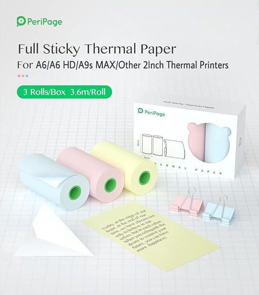 Colorful Thermal Paper