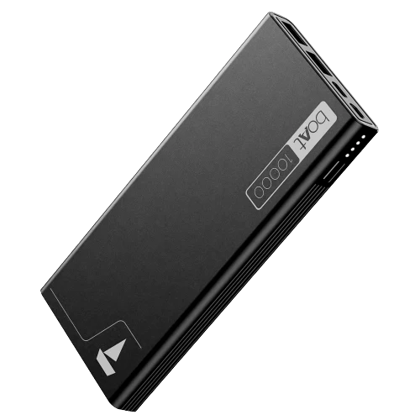 EnergyShroom PB300 | Powerbank with 10000mAh battery capacity with Smart IC protection, 22.5W fast charging Carbon Black