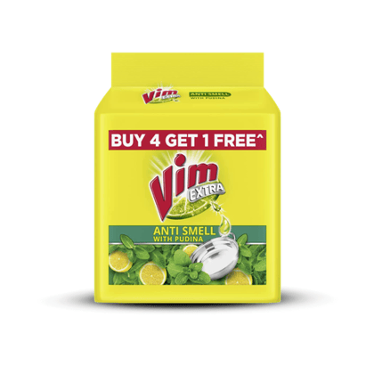 Vim Extra Anti Smell Dishwash Bar, 1000 gm Pack