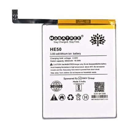 Mobatree HE50 Original Mobile Battery for Motorola Moto E4 Plus, E5 Plus, 4850 mAh (6 months Guarantee)