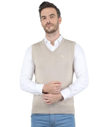 Monte Carlo - Beige Woollen Mens Pullover Sweater ( Pack of 1 ) - None