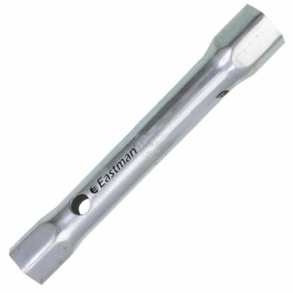Eastman Tubular Box Spanners Set Of 10 Pcs, 27x32 size, With Tommy Bar, Selected Steel Tubing Heavy Duty Zinc Plated Tools Kit For Use Bike Car Truck (E-2016)
