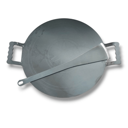 PURE IRON TAWA , IRON DOSA, TAWA, ROTI TAWA - 12 INCH , 2 KG, 3 TO 4 MM THICK