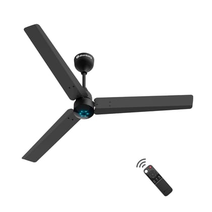 Atomberg Renesa Smart 1200 mm BLDC Ceiling Fan with IoT Remote Control  LED Indicators  Midnight Black-Atomberg Renesa Smart 1200 mm BLDC Ceiling Fan with IoT, Remote Control & LED Indicators | M