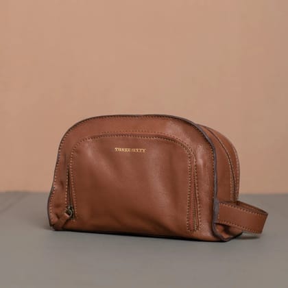 Travel Kit Pouch Tan-Tan