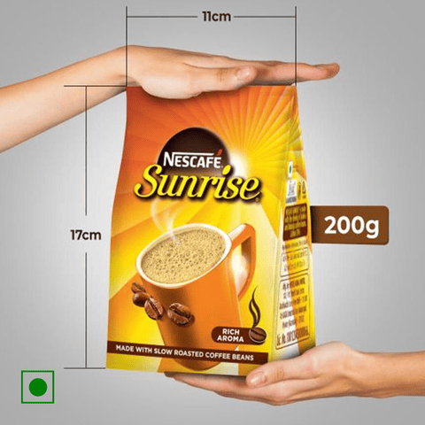 Nescafe Sunrise Premium Instant Coffee, 200 gm Pouch