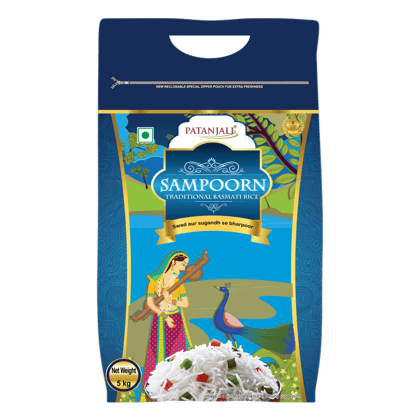 SAMPOORN TRADITIONAL BASMATI RICE 5 KG