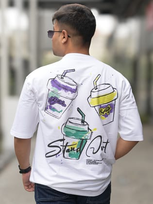 Stand Out White T-Shirt-S / White