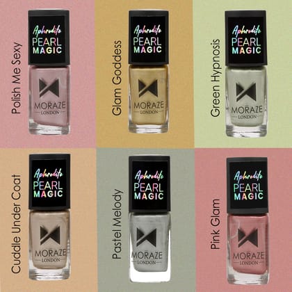 Aphrodite Pearl magic Nail paints - 8.5ml-Pink Glam