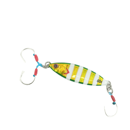 Jackall Flag Trap Leaf 40g Super Light Jig Fishing Lure-Grikin Glowstripe MGM W HL