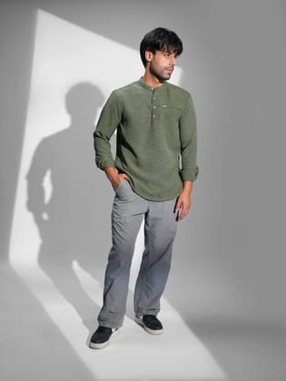 Vineyard Green Iron-free Kurta-L / Green