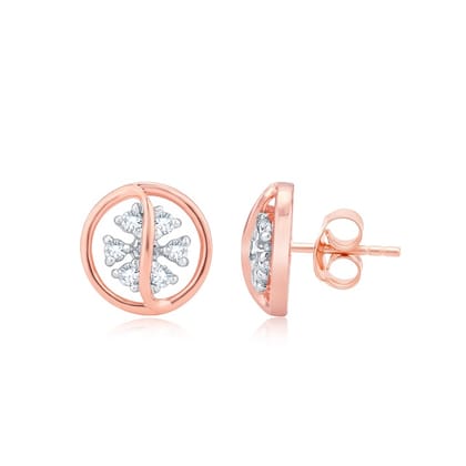 Senco Gold Hidden Pride Diamond Studs