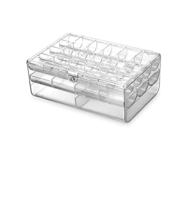 Plastic Jewelry Box |Use For Women & Kids |Unbreakable & Transparent |Multiple Things to Store