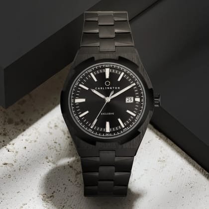 Exclusive 8877 Black Gents Analog Watch