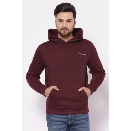 Red Tape Men's Maroon Hoodies