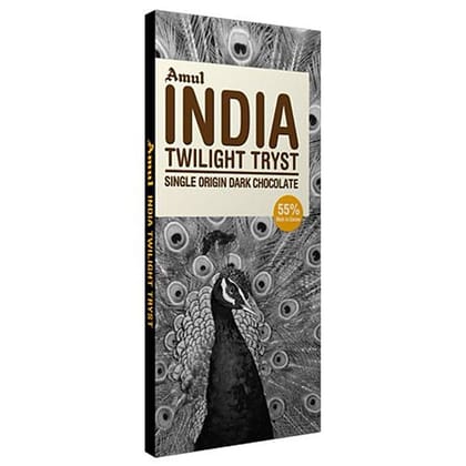 Amul India Twilight Tryst Single Origin Dark Chocolate Bars, 125 gm