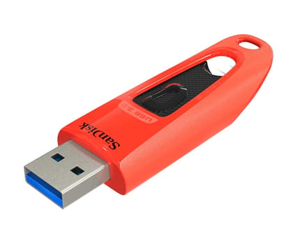 SanDisk Ultra CZ48 32GB USB 3.0 Pen Drive-Orange