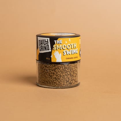 The Smooth Swing Caramel Instant Coffee | 50g Jar