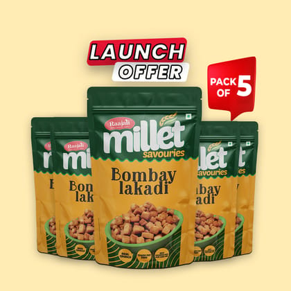 Raajali Millet- Bombay Lakadi Pack Of 5)