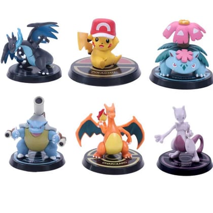 Pocket Monster Action Figures (Set of 6)