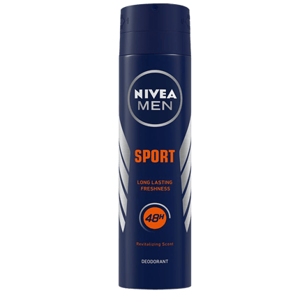 Nivea Men Sport Deodorant - 48H Long Lasting Freshness, 150 Ml