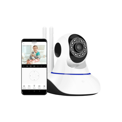 The New India Full HD Smart WiFi Wireless IP CCTV Security Camera | Motion Tracking | Night Vision | 2-Way Audio