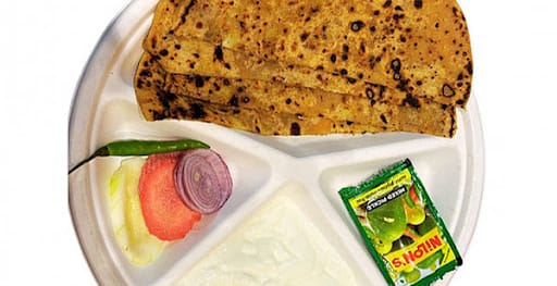 2 x Atta Aloo Parantha (2) + Dahi + Pickle