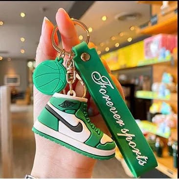 Forever Sports Sneakers Keychains - Green - Single Piece