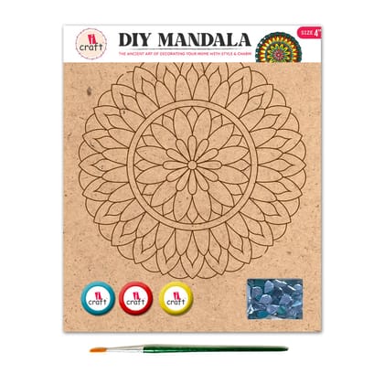 ICRAFT DIY 4"MANDALA KIT SMA06 (CHOOSE OPTION)-SMA 05