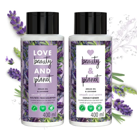 Shampoo & Conditioner Combo - Argan Oil & Lavender Anti-Frizz  - (400ml + 400ml)