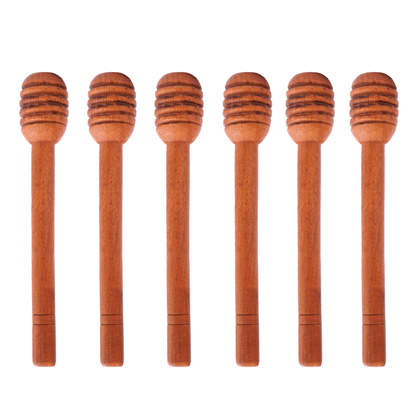 Rijuh Neem wood Honey Spoon | Honey Dipper-Pack of 6