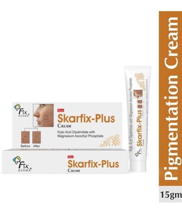 Fixderma Skarfix,Plus Cream with Kojic Acid for Hyperpigmentation, Melasma & Acne Scars, 15g