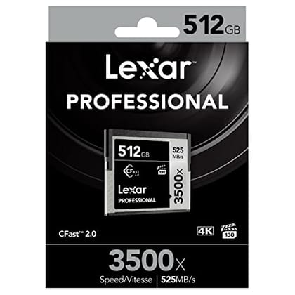 Lexar Professional 512GB 3500X  C Fast Card For Camera SD Card